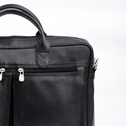 The Ultimate Leather Breifcase Bag-Black