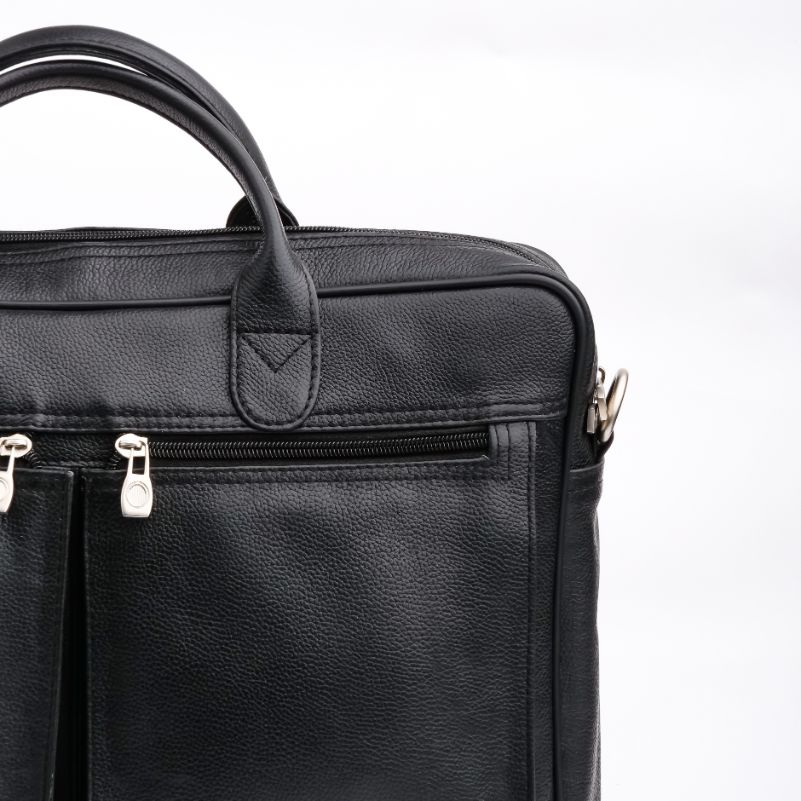 The Ultimate Leather Breifcase Bag-Black