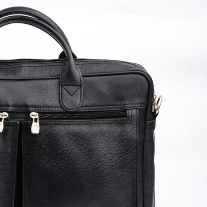 The Ultimate Leather Breifcase Bag-Black