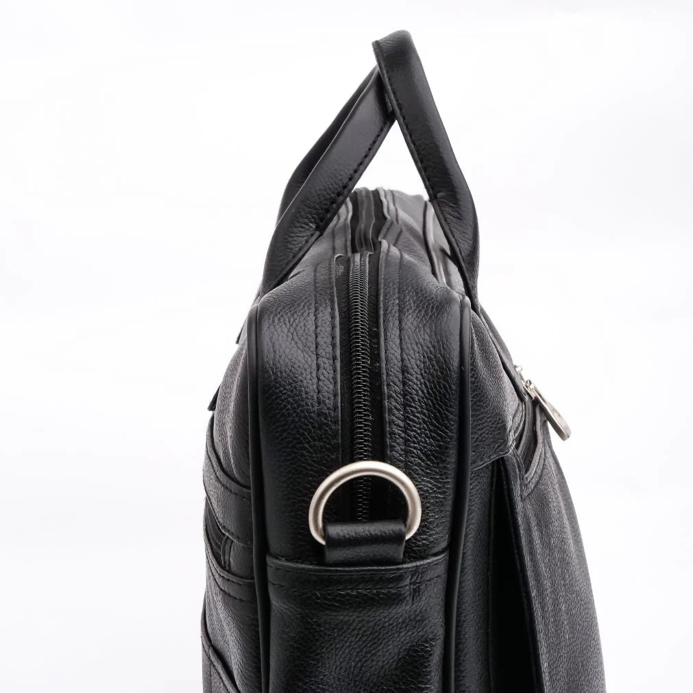 The Ultimate Leather Breifcase Bag-Black