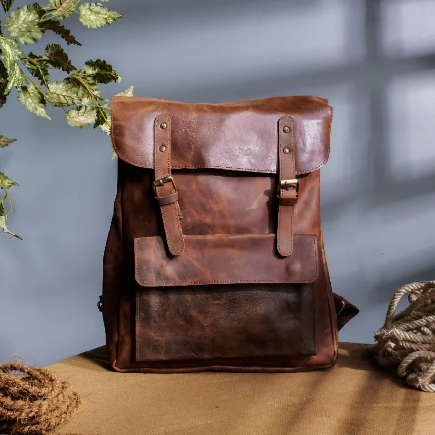 Artist Nomad Vintage Leather Backpack