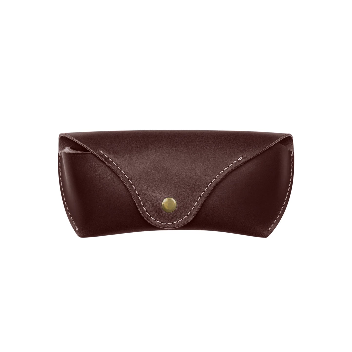 Artist Vintage Leather Eyewear Pouch Classic Protective Case - Tan