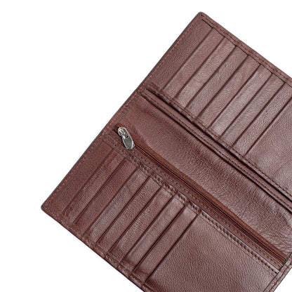 Artist Executive Leather Long Wallet - Vintage Brown
