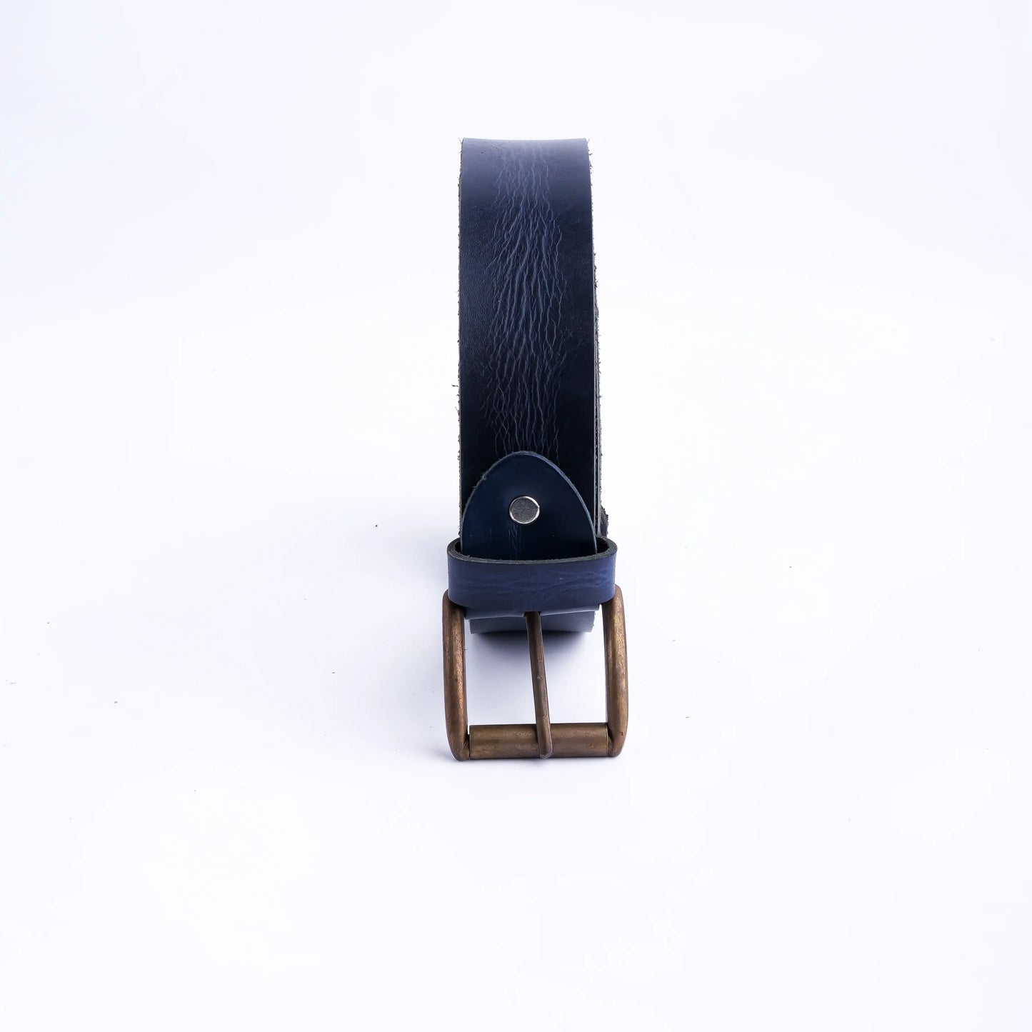 Artist Rustic Leather Casual Jeans Belt For Men-Blue