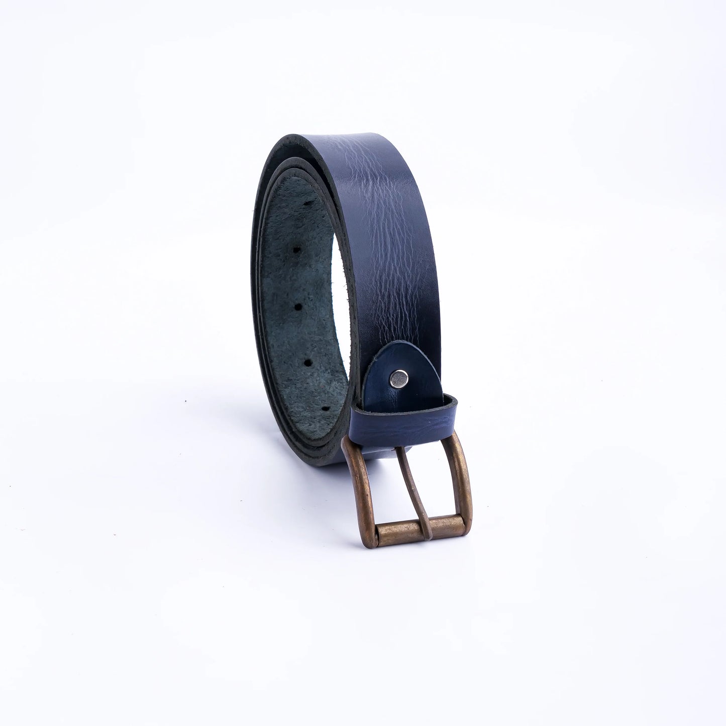 Artist Rustic Leather Casual Jeans Belt For Men-Blue