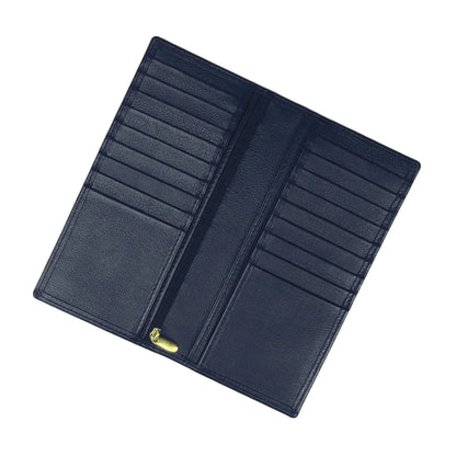 Artist Executive Leather Long Wallet - Blue