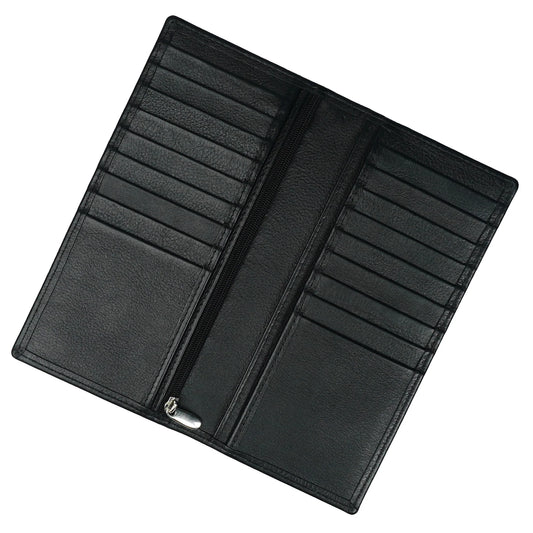 Artist Executive Leather Long Wallet BLACK