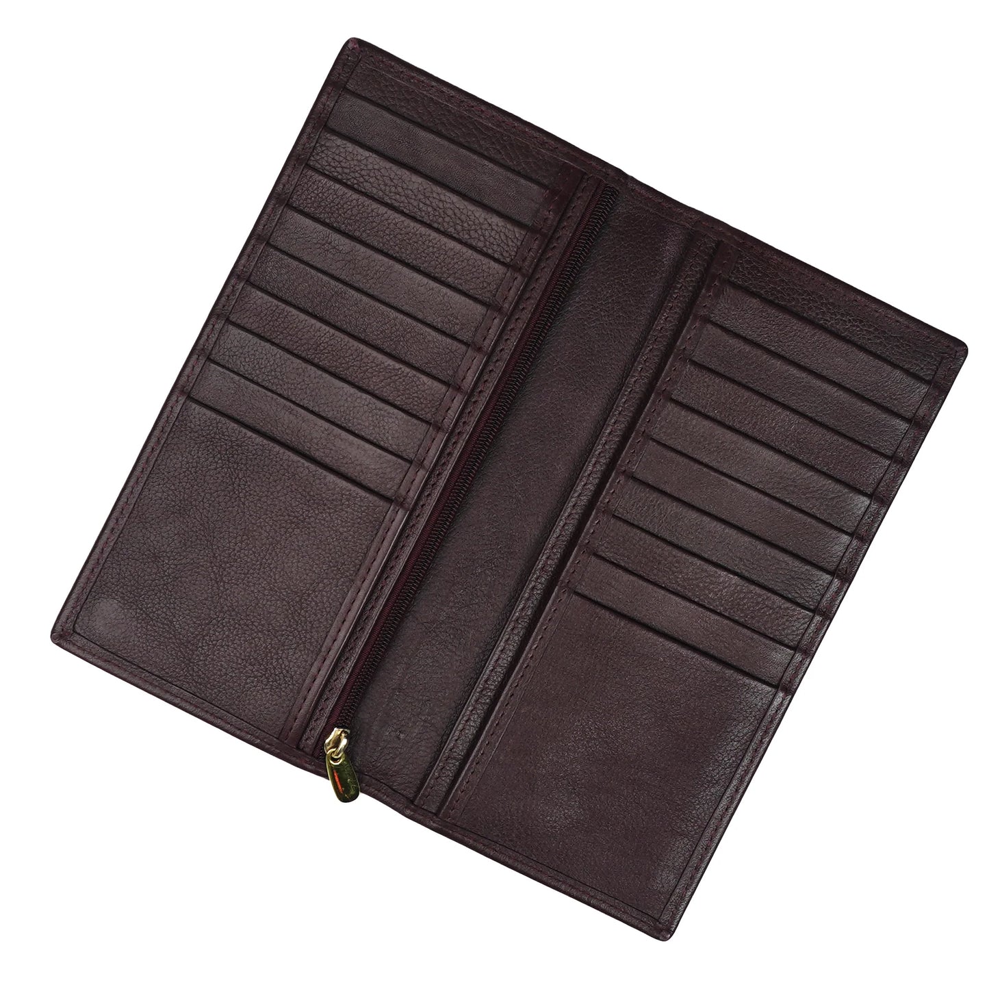 Artist Executive Leather Long Wallet BROWN