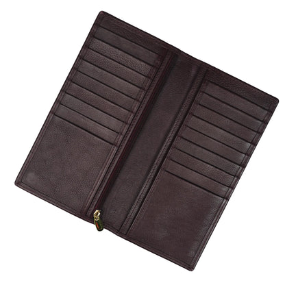 Artist Executive Leather Long Wallet BROWN