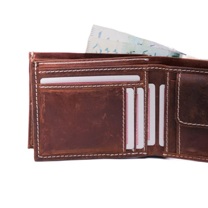 Artist Trident 2.0 Mens Vintage Leather Wallet