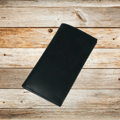 Artist-18 Pockets Leather Long Wallet-BLACK